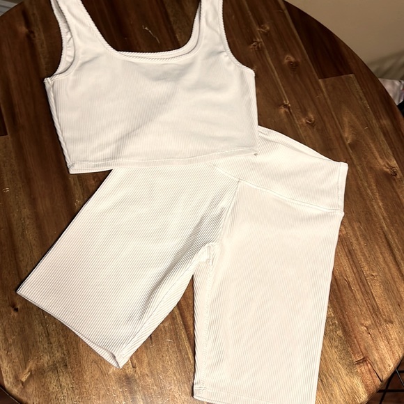 Pants - Bike Shorts x Crop Set L